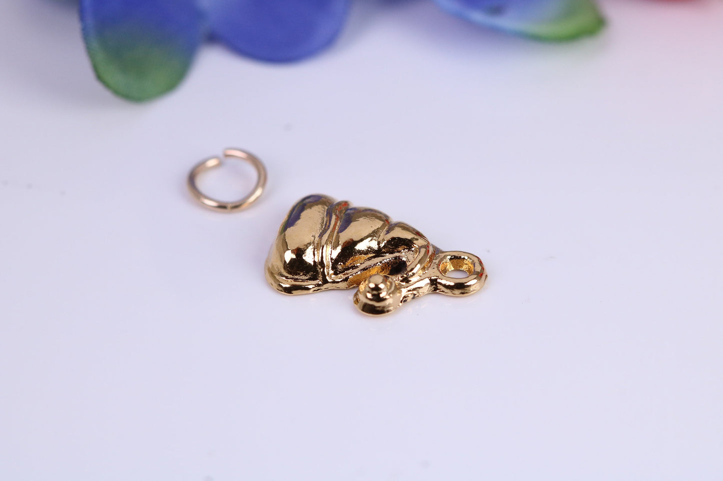 Santa's Hat Charm, Traditional Charm, Made from Solid Cast Yellow Gold, British Hallmarked