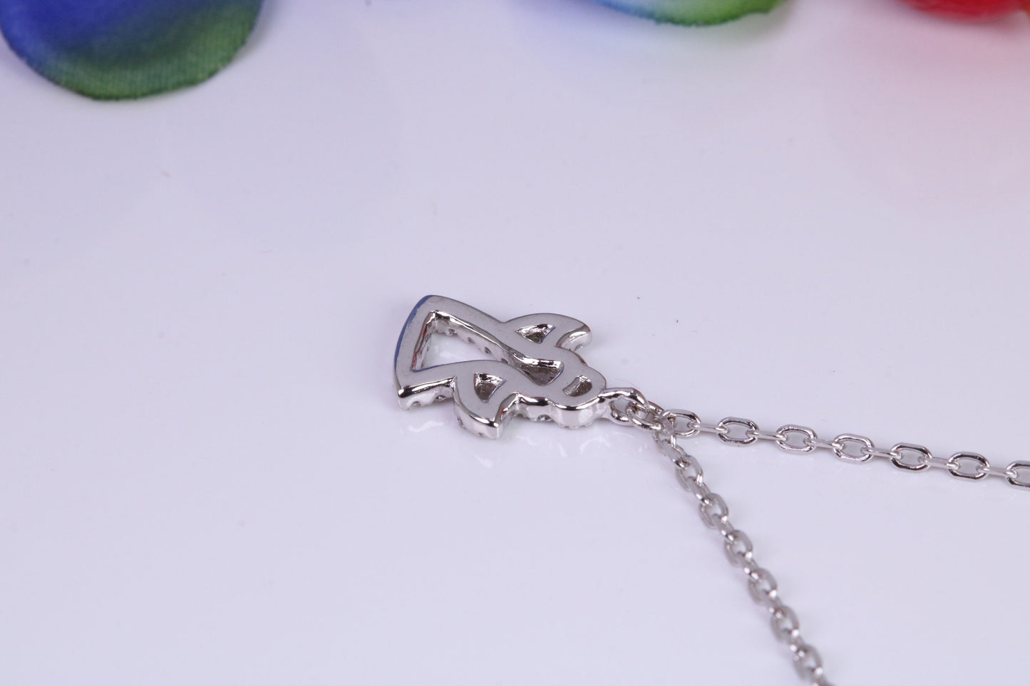 Angel Necklace, made from solid Sterling Silver, with length adjustable chain