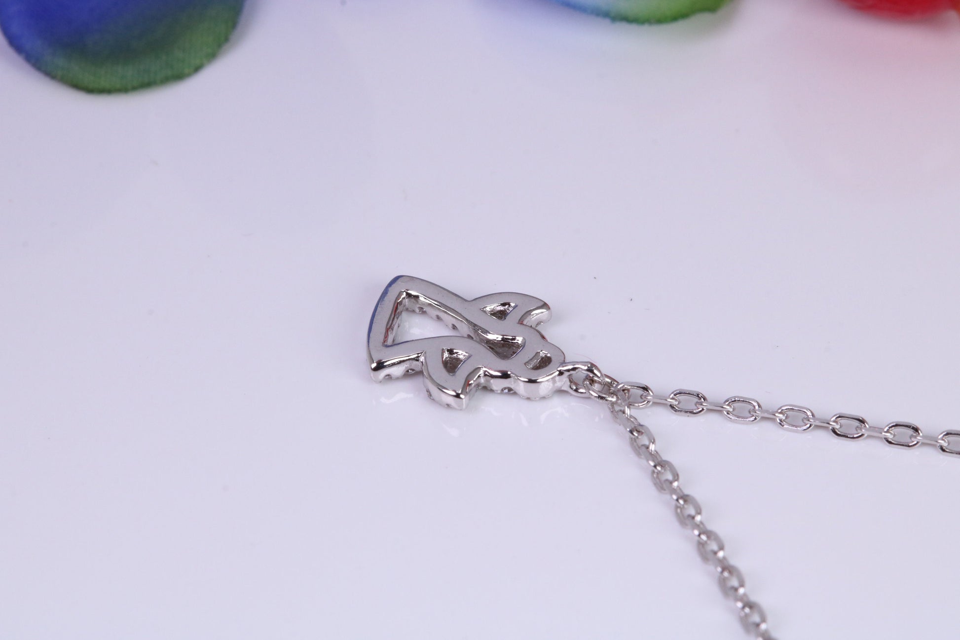 Angel Necklace, made from solid Sterling Silver, with length adjustable chain