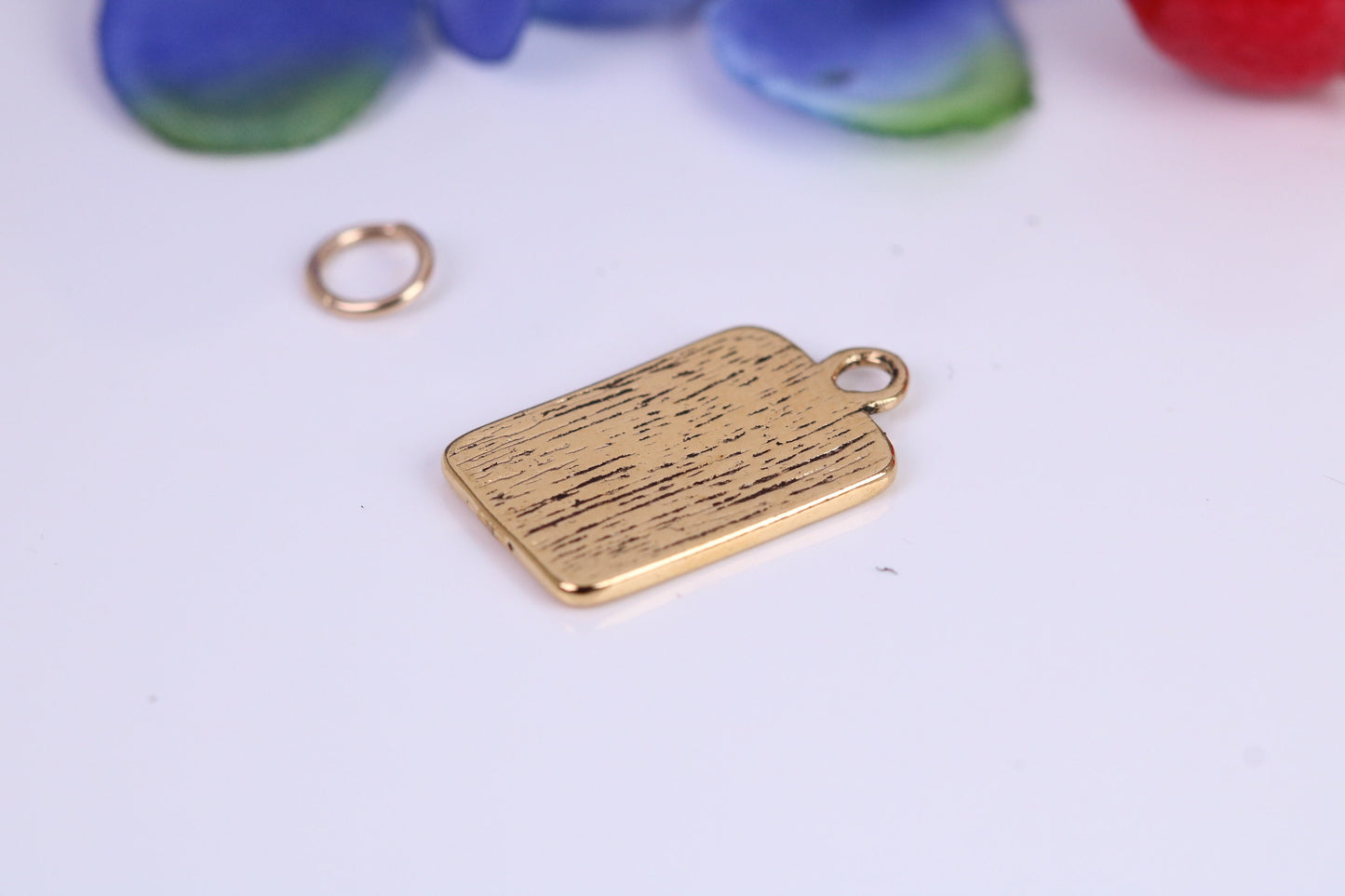 Bag of Sugar Charm, Traditional Charm, Made from Solid Cast Yellow Gold, British Hallmarked