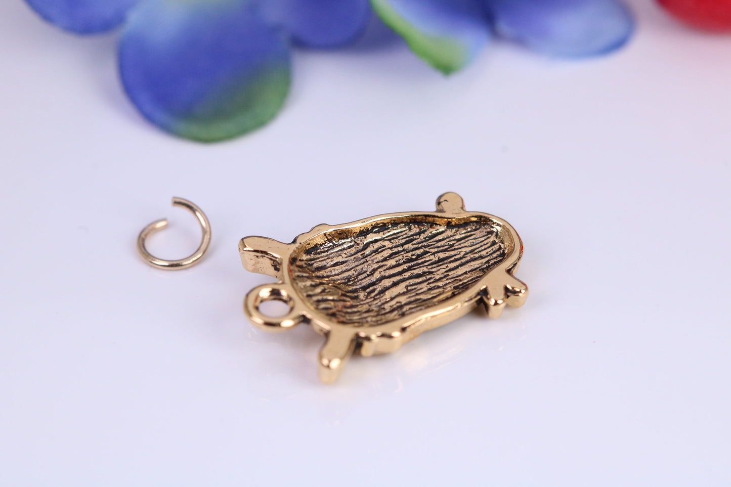 Owl Charm, Traditional Charm, Made from Solid Cast Yellow Gold, British Hallmarked