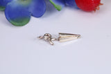 Umbrella Charm, Traditional Charm, Made from Solid 925 Grade Sterling Silver, Complete with Attachment Link