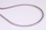 Gents heavy 34 inch Chain, made from solid Sterling Silver, 34 Inches Long x 2.5 mm wide, British Hallmarked