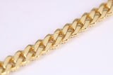 Gents Heavy Curb Link Bracelet, Made from solid Sterling Silver, 8.50 Inches Long and 9 mm Wide, British Hallmarked, 18ct Gold Plated