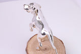Pointer Dog Miniature Figurine, Made from Cast 925 Grade Sterling Silver with British Hallmark