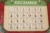 Christmas Charms Collection Advent Calendar, 24 Individual Charms Plus a Bracelet to Attach The Charms