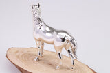 Stallion Miniature Figurine, Made from Cast 925 Grade Sterling Silver with British Hallmark