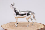 Stallion Miniature Figurine, Made from Cast 925 Grade Sterling Silver with British Hallmark