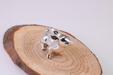 Small Rabbit Miniature Figurine, Made from Cast 925 Grade Sterling Silver with British Hallmark