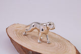 Pointer Dog Miniature Figurine, Made from Cast 925 Grade Sterling Silver with British Hallmark