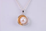 Real Freshwater Pearl Necklace made from Sterling Silver