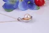 Real Freshwater Pearl Necklace made from Sterling Silver