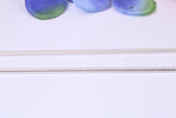 Very Slinky and Smooth Snake Chain, Made from solid 925 graded Sterling Silver, 20 inches long
