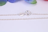 Twisted Rope Chain, Made from solid 925 graded Sterling Silver, 16 inches long