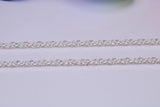 Twisted Rope Chain, Made from solid 925 graded Sterling Silver, 16 inches long