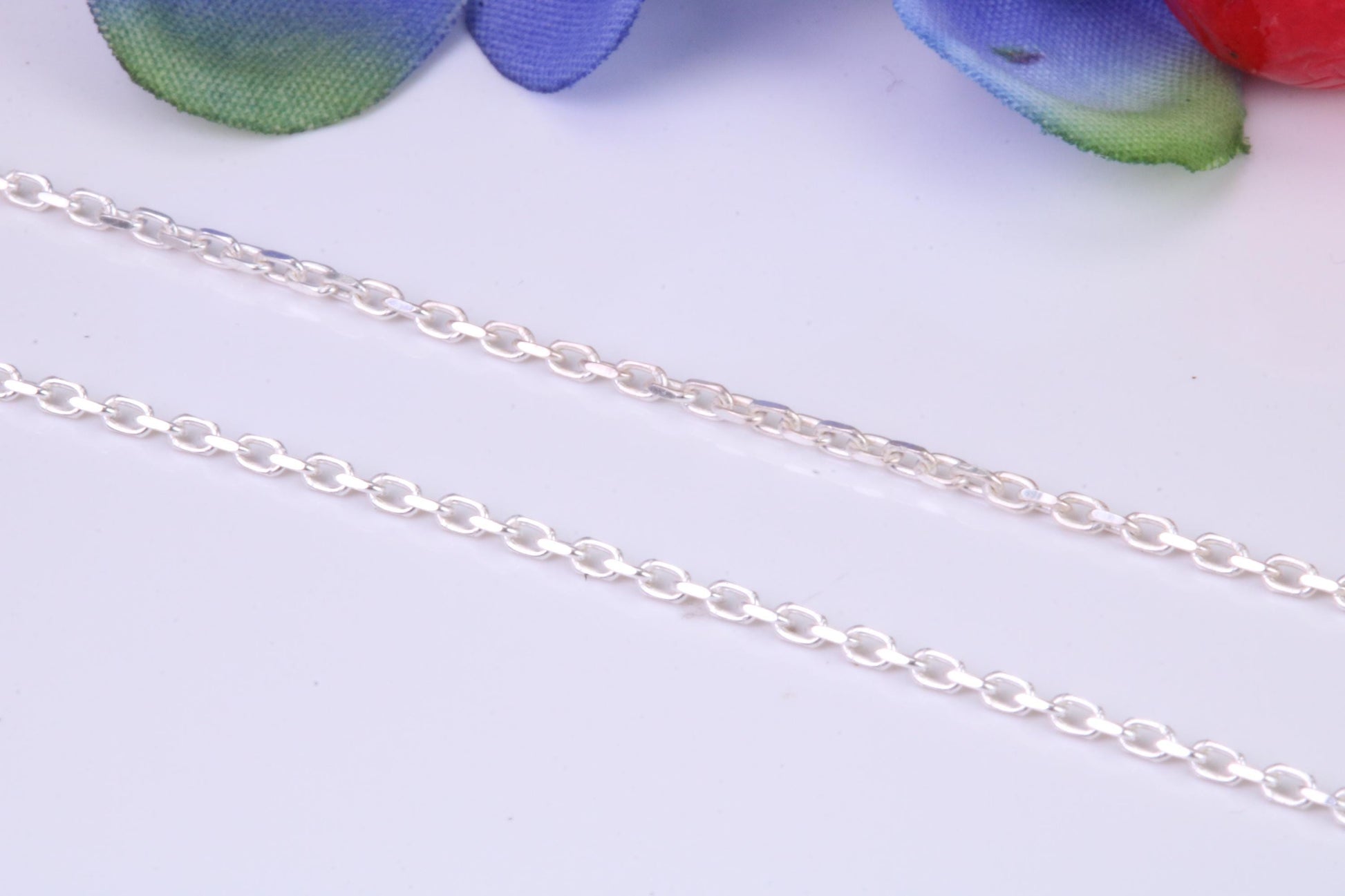 Trace Chain, Made from solid 925 graded Sterling Silver, 16 inches long