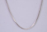 Box Chain, Made from solid 925 graded Sterling Silver, 16 inches long