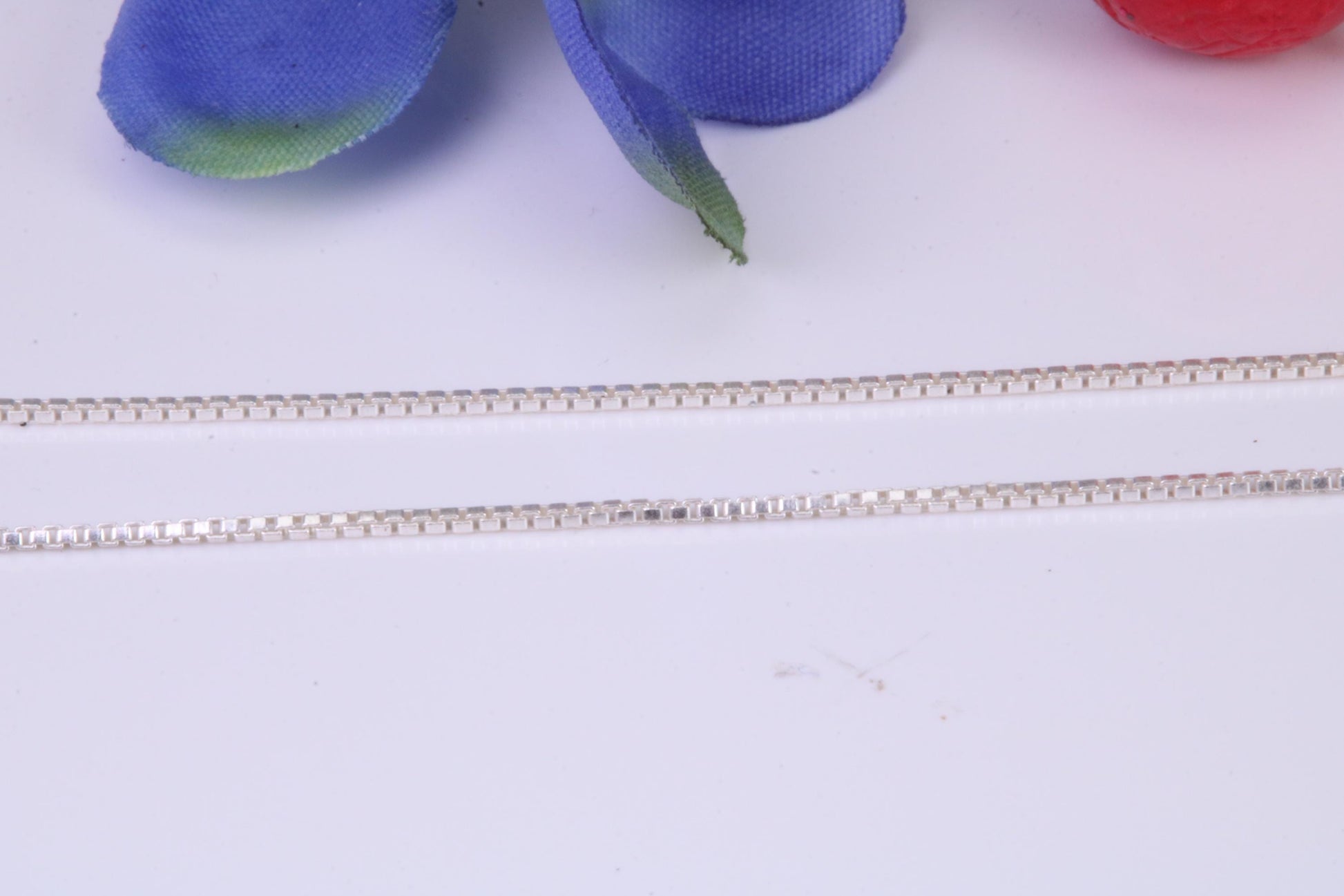 Box Chain, Made from solid 925 graded Sterling Silver, 16 inches long
