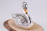 Swan Miniature Figurine, Made from Cast 925 Grade Sterling Silver with British Hallmark