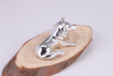 Collie Dog Miniature Figurine, Made from Cast 925 Grade Sterling Silver with British Hallmark