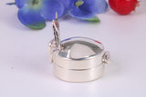 Fairy Pill Box, Made from Cast 925 Grade Sterling Silver with British Hallmark
