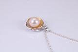 Real Freshwater Pearl Necklace made from Sterling Silver
