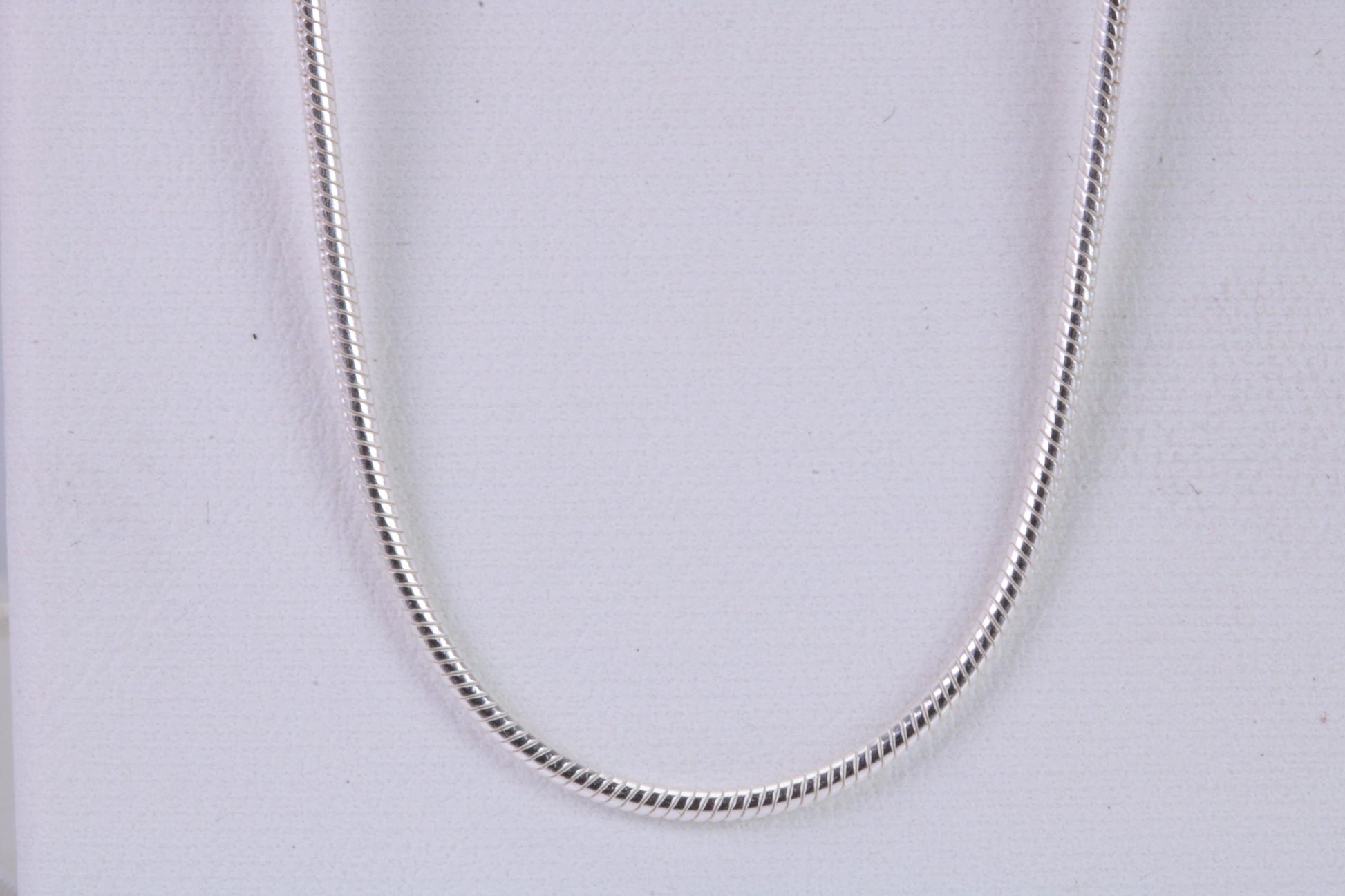 Very Slinky and Smooth Snake Chain, Made from solid 925 graded Sterling Silver, 20 inches long