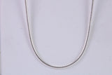 Very Slinky and Smooth Snake Chain, Made from solid 925 graded Sterling Silver, 20 inches long