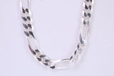 Heavy Figaro Chain, Made from solid 925 graded Sterling Silver