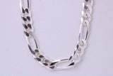 Heavy Figaro Chain, Made from solid 925 graded Sterling Silver