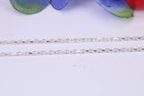 Trace Chain, Made from solid 925 graded Sterling Silver, 16 inches long