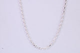 Trace Chain, Made from solid 925 graded Sterling Silver, 16 inches long