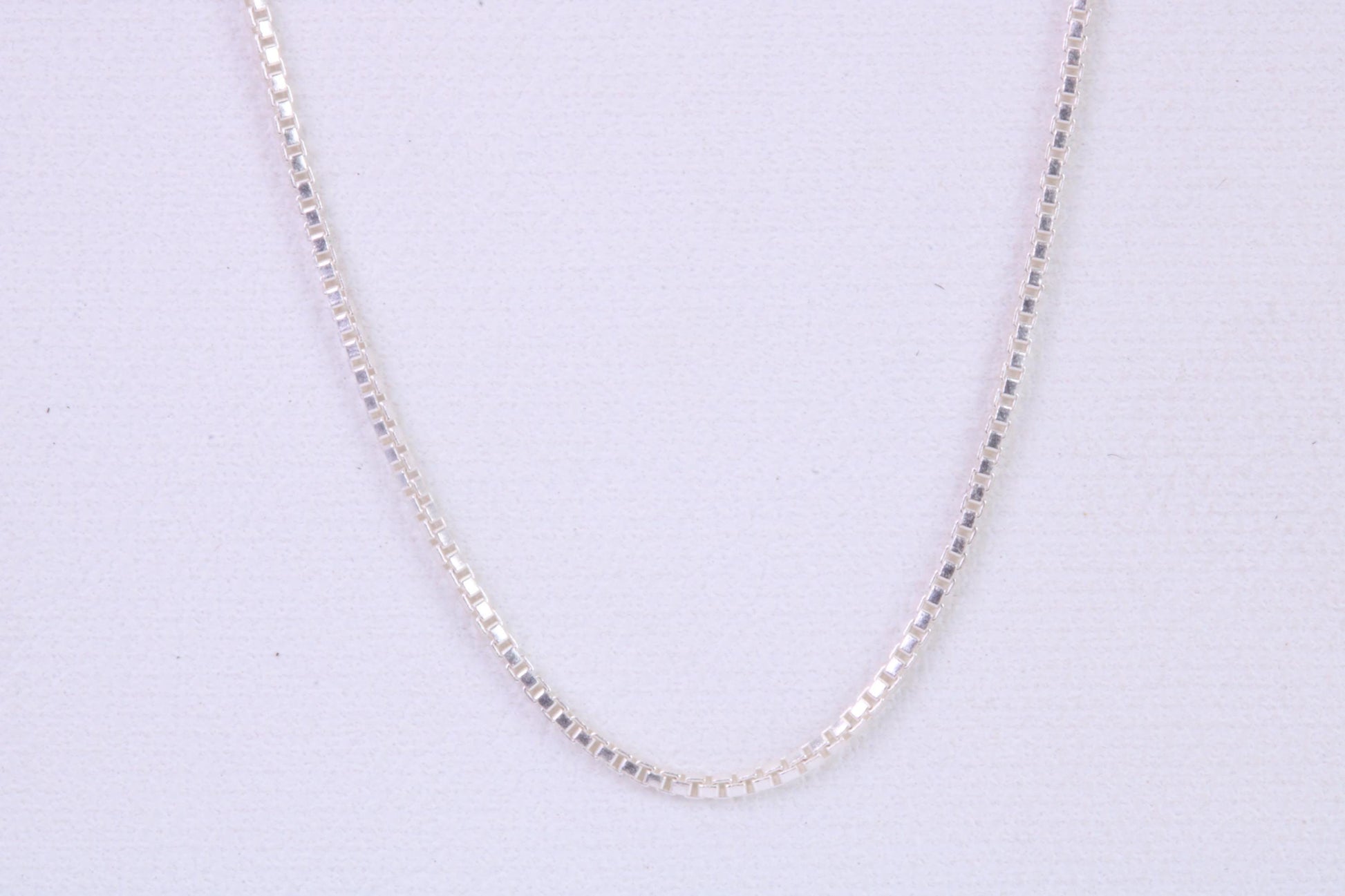 Box Chain, Made from solid 925 graded Sterling Silver, 16 inches long