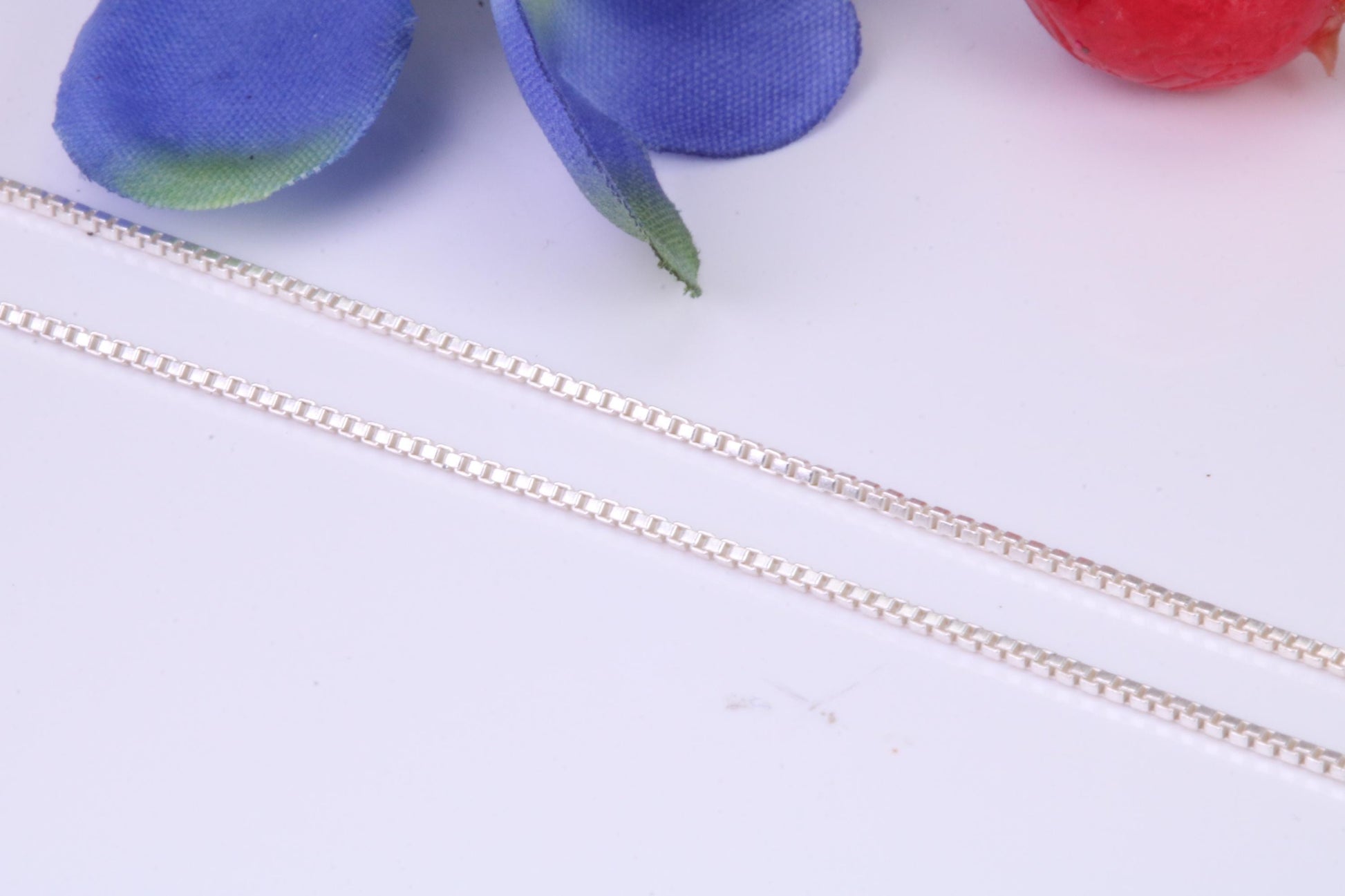 Box Chain, Made from solid 925 graded Sterling Silver, 16 inches long