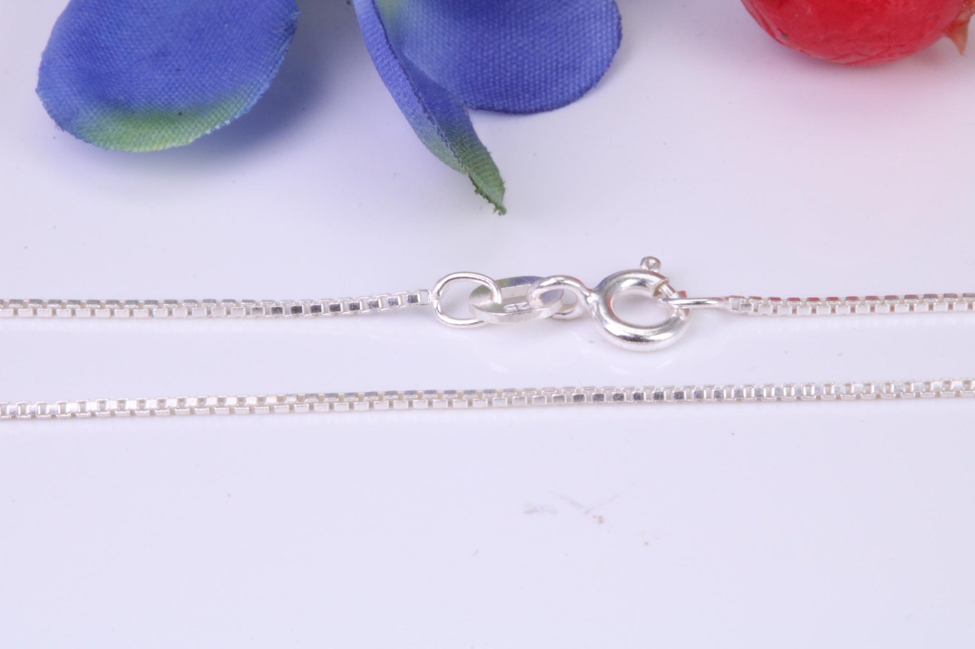 Box Chain, Made from solid 925 graded Sterling Silver, 16 inches long