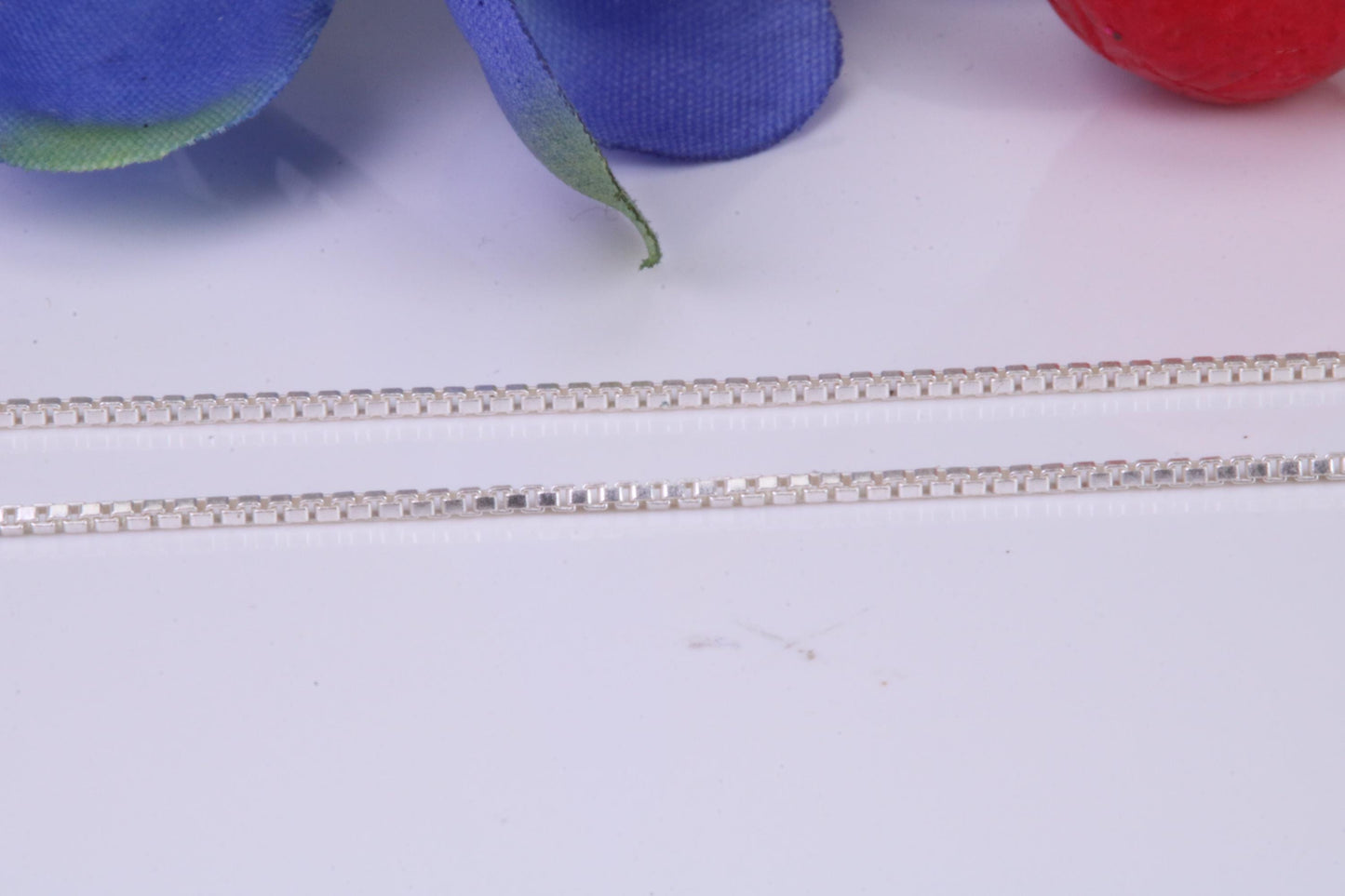 Box Chain, Made from solid 925 graded Sterling Silver, 16 inches long