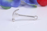 Hammer Charm, Traditional Charm, Made from Solid Cast Silver