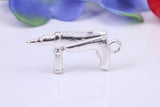 Power Drill Charm, Traditional Charm, Made from Solid Cast Silver