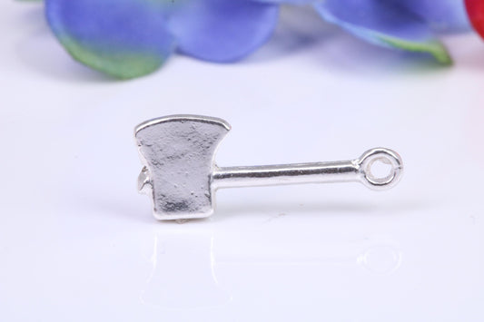 Axe Charm, Traditional Charm, Made from Solid Cast Silver