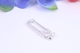 Hacksaw Charm, Traditional Charm, Made from Solid Cast Silver