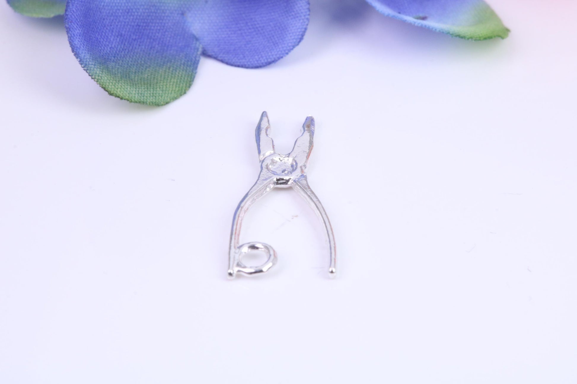 Pliers Charm, Traditional Charm, Made from Solid Cast Silver, Three Dimensional