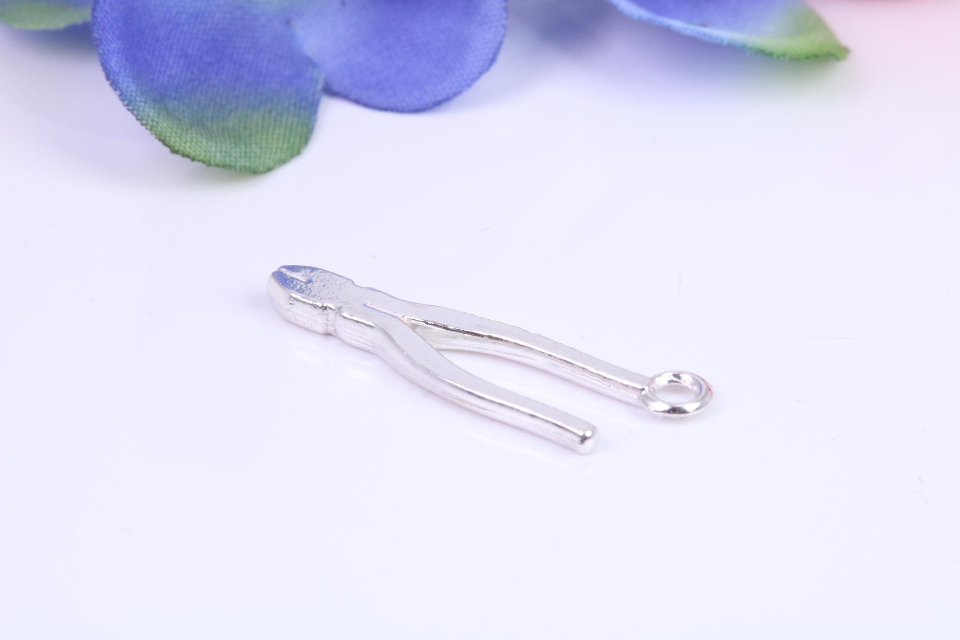Pliers Charm, Traditional Charm, Made from Solid Cast Silver, Three Dimensional