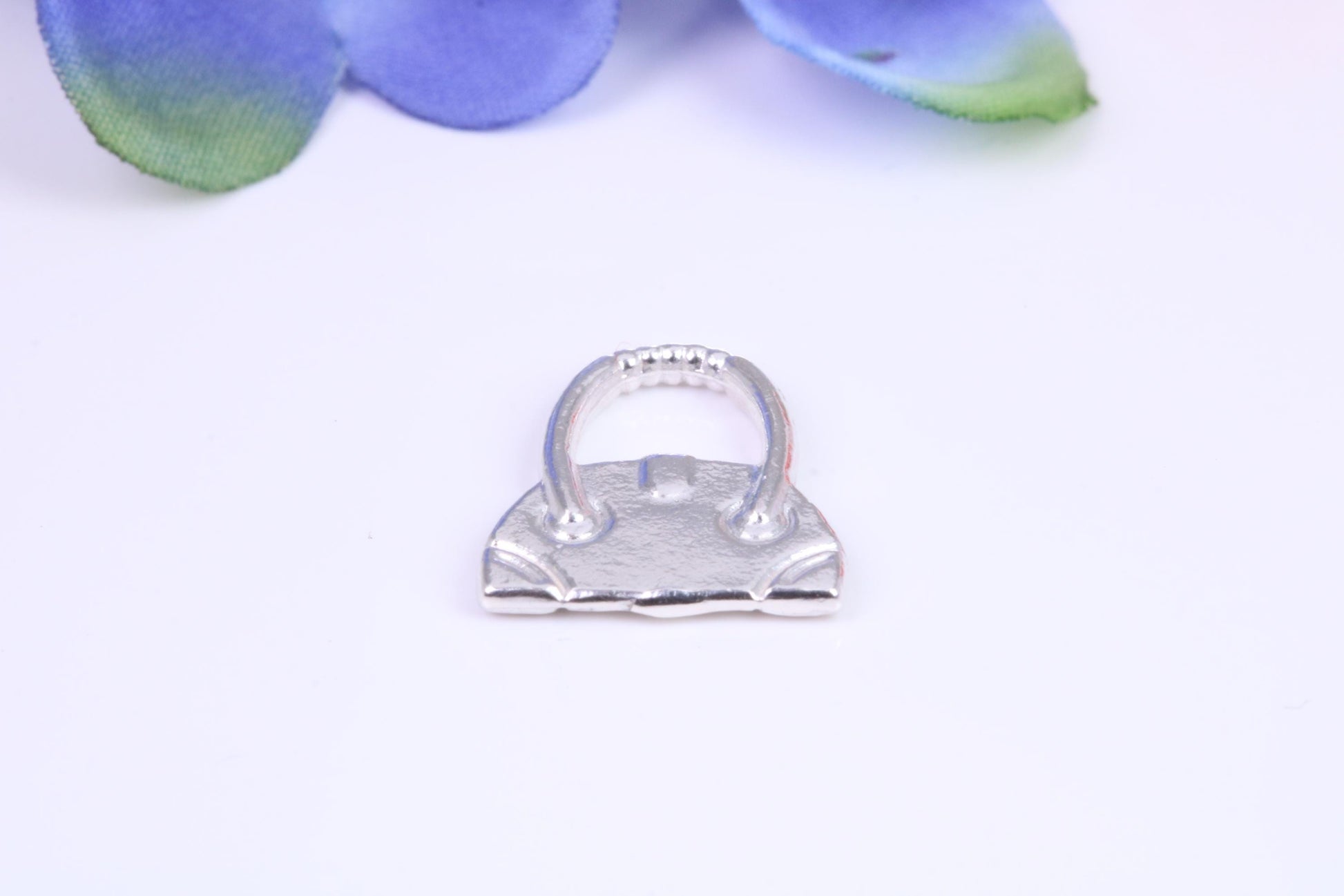 Handbag Charm, Traditional Three Dimensional Charm, Made from Solid Cast Silver
