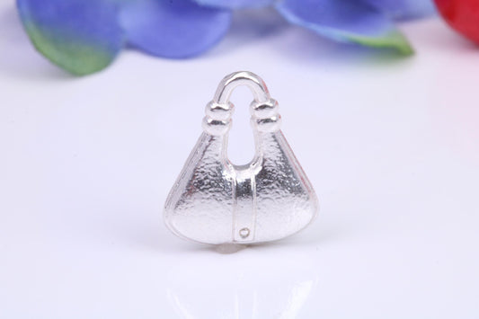Handbag Charm, Traditional Charm, Made from Solid Cast Silver