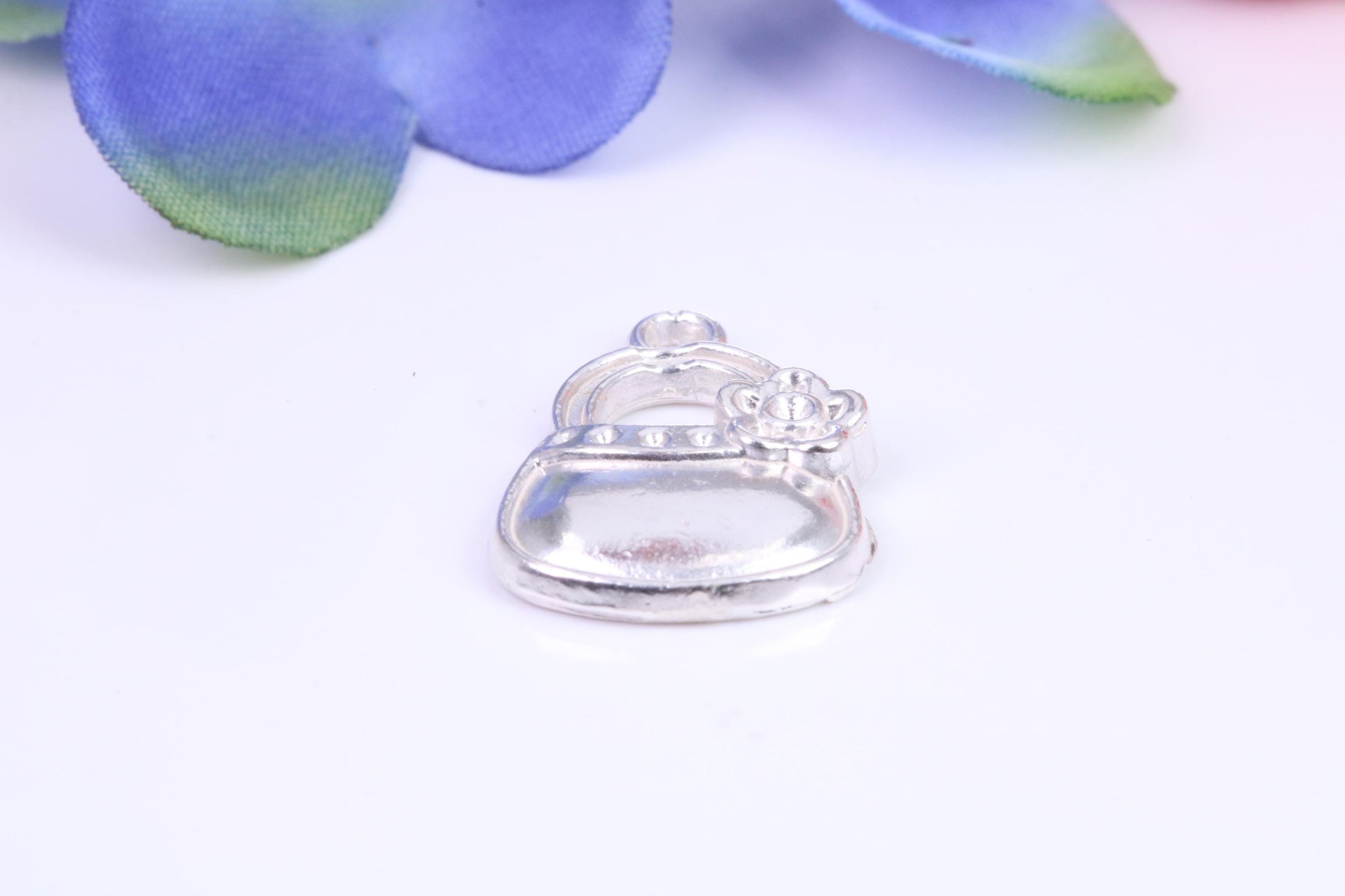 Handbag Charm, Traditional Charm, Made from Solid Cast Silver
