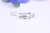 Pint of Beer Charm, Traditional Three Dimensional Charm, Made From Solid Cast Silver