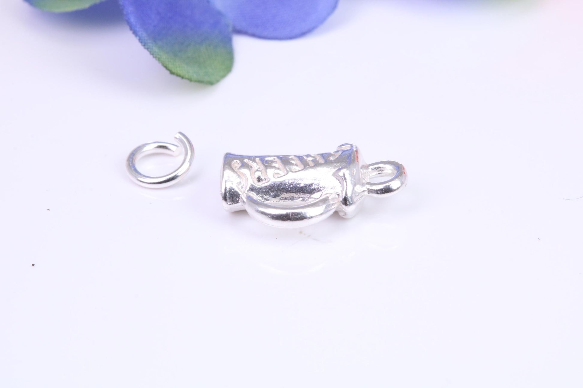 Pint of Beer Charm, Traditional Three Dimensional Charm, Made From Solid Cast Silver