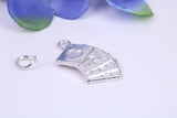 Playing Cards Charm, Traditional Charm, Made from Solid Cast Silver