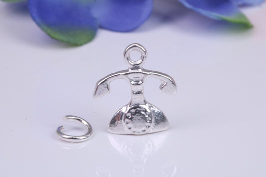 Vintage Phone Charm, Traditional Charm, Made From Solid Cast Silver