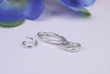 Stethoscope Charm, Traditional Three Dimensional Charm, Made from Solid Cast Silver